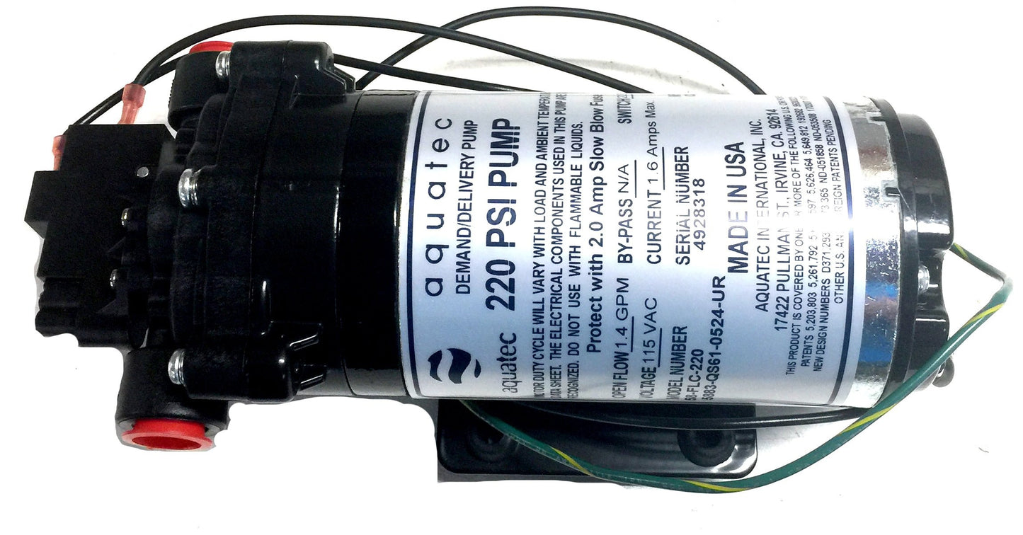 Aquatec 58FLC220, Water Pump, 220 psi 115v