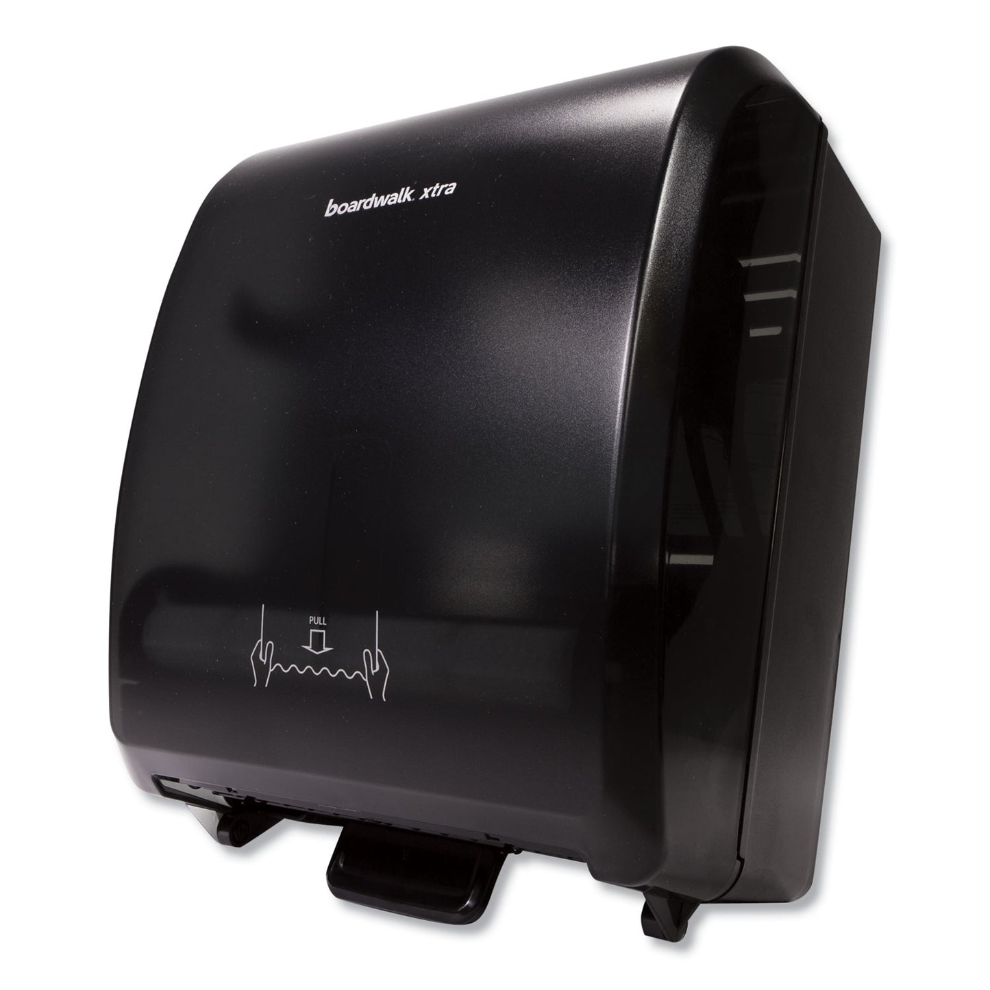 Boardwalk® Xtra Mechanical Hands-Free Towel Dispenser, 12.31 x 9.31 x 15.94, Black