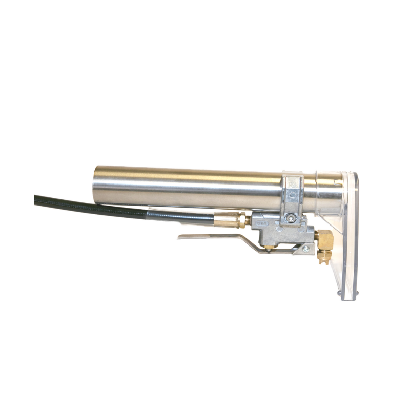 PMF U1530A - 4" Economy See-Thru Upholstery Tool, 400psi, Aluminum Valve, High Pressure Whip