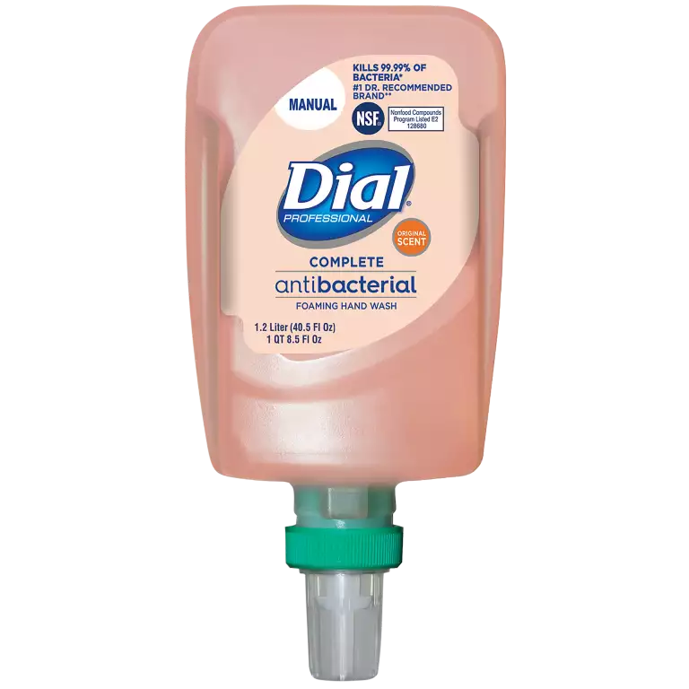 Dial Complete Original Antibacterial Foaming Hand Wash, FIT Universal Manual, 1.2L Dispenser Refill - Unit