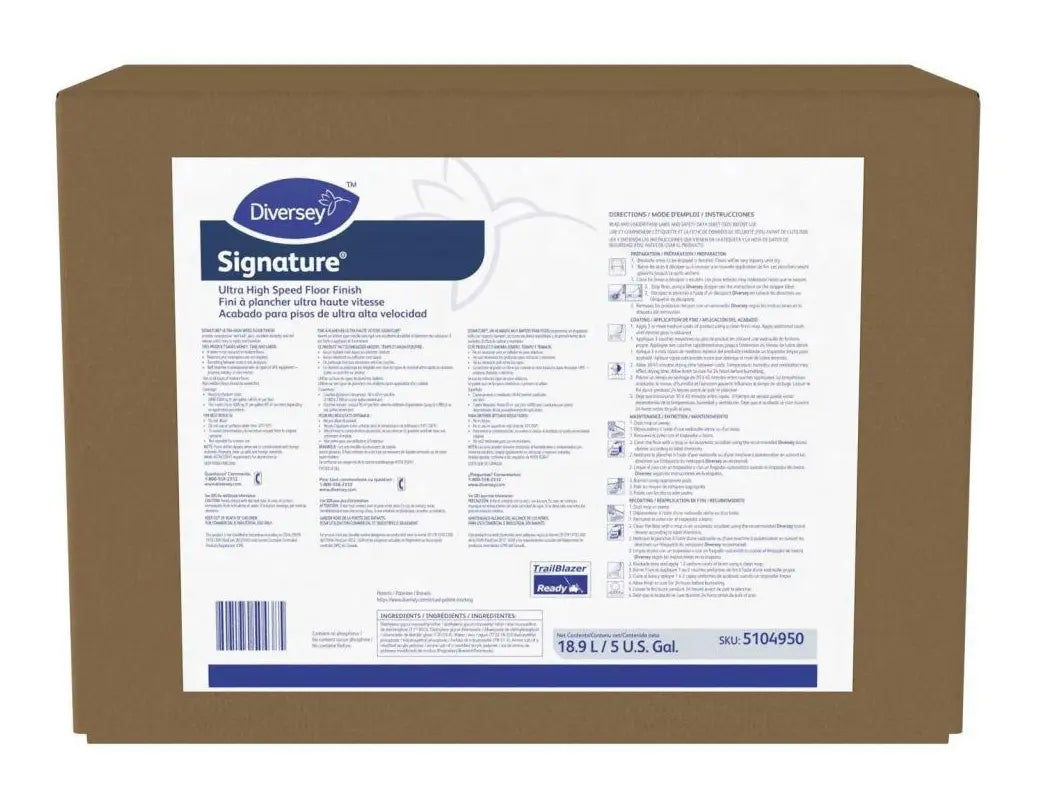 Diversey Signature 5 Gal. Mid-Premium Floor Finish