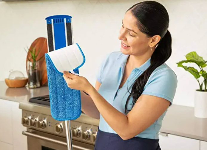 18" Microfiber Flat Mop Pad
