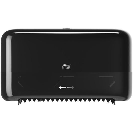 TORK Twin Bath Tissue Roll Dispenser Black T7