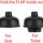 Heavy Duty Dual Purpose Plunger - Commercial Grade for Sinks and Toilets