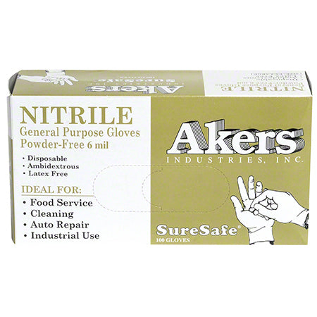 Ankers - NitriVite General Purpose Disposable Gloves, Blue, 4 Mil - Small
