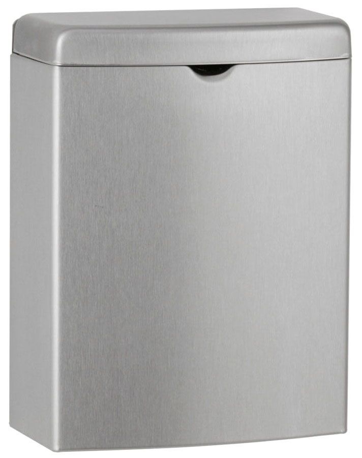 Bobrick Sanitary Napkin Disposal 1 Gallon, Satin, 304 Stainless Steel