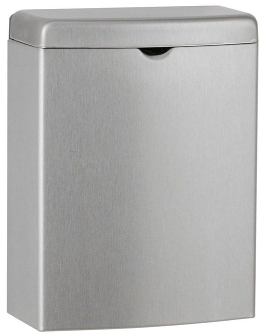 Bobrick Sanitary Napkin Disposal 1 Gallon, Satin, 304 Stainless Steel
