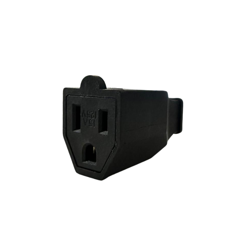Extension Cord Ends 125V 15A 2Pole 3Wire Female Straight Blade Plug