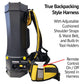 Clean Obsessed Commercial 6 Quart Backpack Vacuum CO624 With Tool Kit, 50′ Cord.