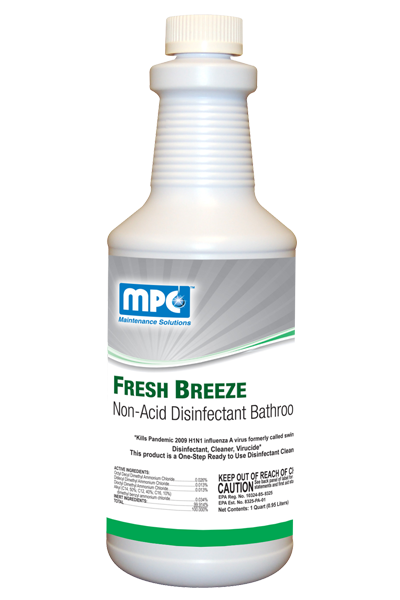 Fresh Breeze RTU Non-Acid Disinfectant Bathroom Cleaner