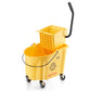 Mop Bucket with Wringer 26 Liter Commercial Mop Bucket with Side Press Wringer