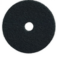 20" Black Super Strip - Round Floor Pad - 5/CS