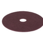 20" High Quality Scrubber Pad, Maroon - Round Floor Pad