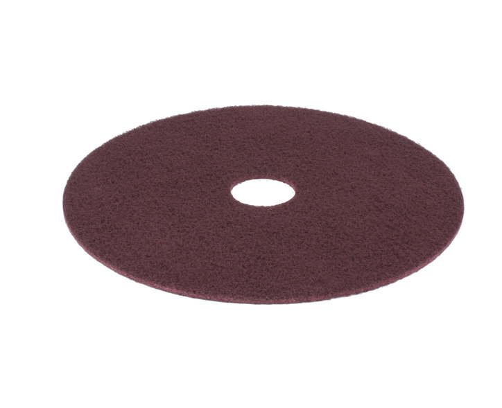 20" High Quality Scrubber Pad, Maroon - Round Floor Pad