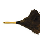 Ostrich Feather Duster, Gray, 14", Wood Handle
