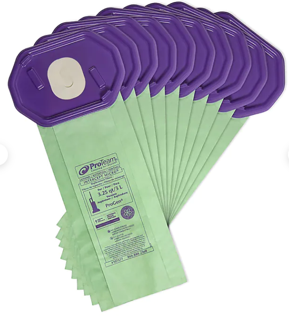 3QT ProTeam Filters Green/Purple 10/Pack