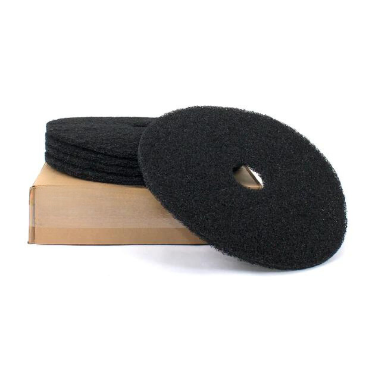High Performance Black Strip - Round Floor Pad (17"-20")