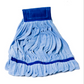 14 oz - Small Microfiber Commercial Tube Mop - Blue/Green
