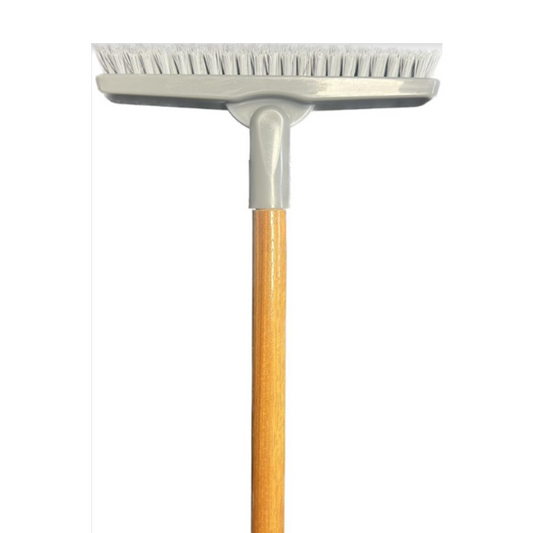 Pivoting Grout Brush w/ wooden handle